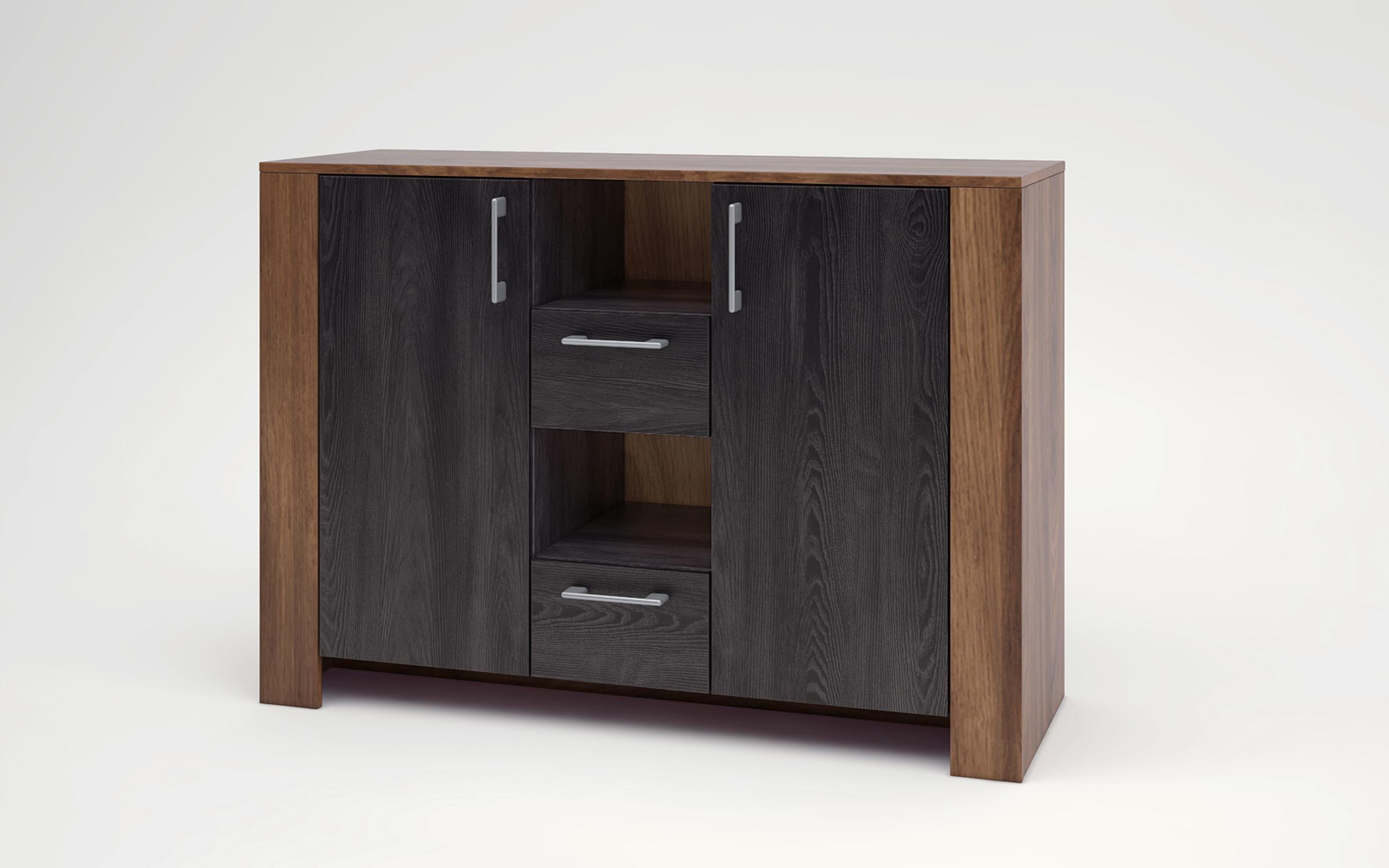 Dresser Bronx M02, Brandy Castello oak + carbon wood  1